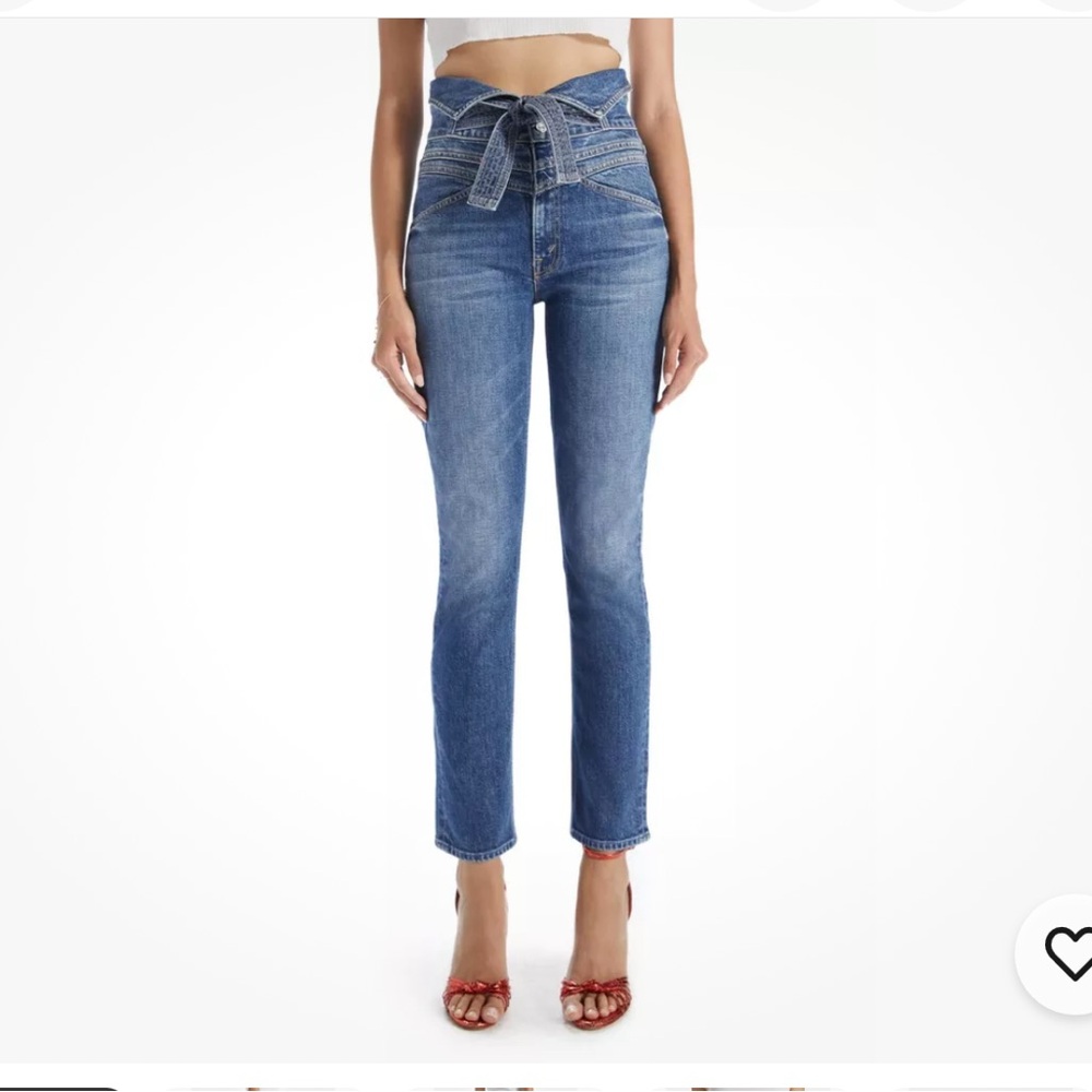 Mother Blue Jeans demin triple stack  Dazzler in great awakening  size 26